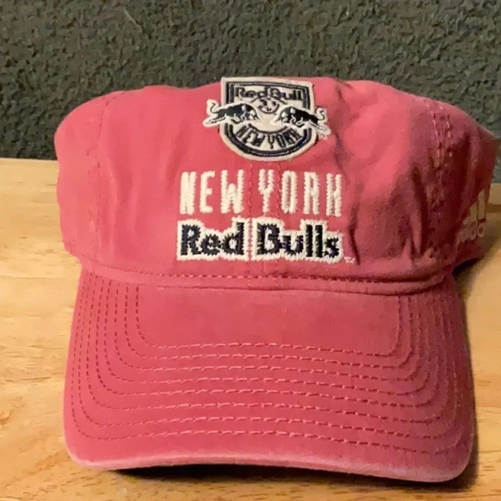 Adidas New York Red Bulls FC MLS Slider Hat - New